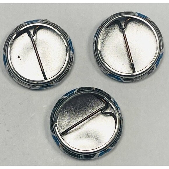 Lot 3 I Heart Love 90s 1990s 1" Buttons PINBACKS Lapel Hat Pins *Read/Flaws* - Picture 2 of 2